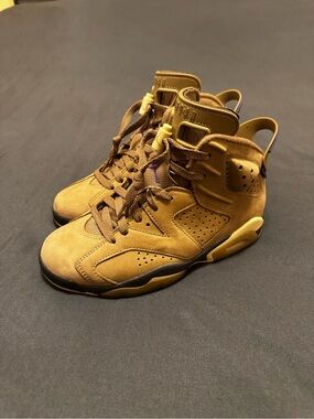 Jordan 6 Women’s High-Top Sneakers in Brown Kelp